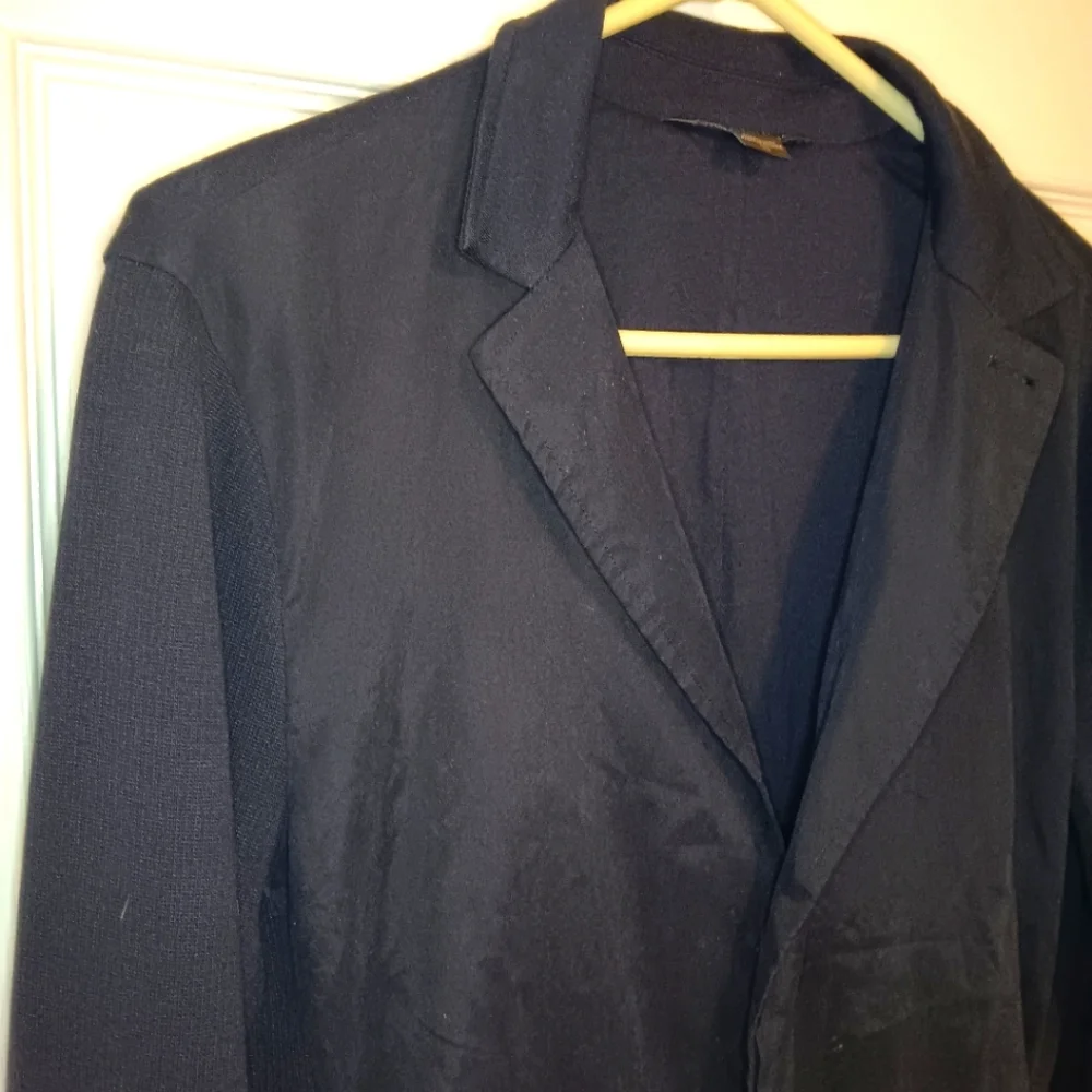 A/X Armani Exchange Mixed Texture Casual Blazer Jacket